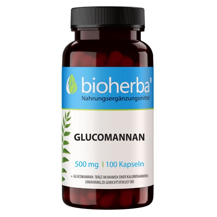 Kép Glucomannan 500 mg – 100 kapszula – Bioherba