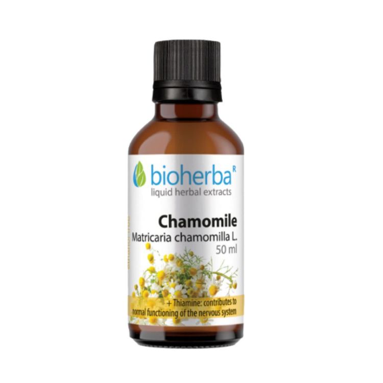 Kép Bioherba kamilla tinktúra cseppek – 50 ml