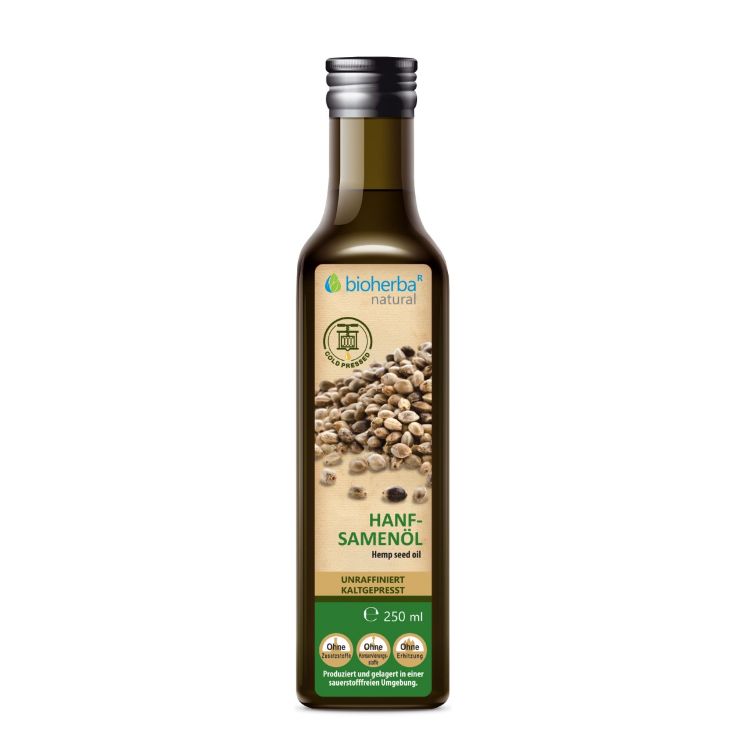 Kép Hidegen sajtolt kenderolaj - 250 ml - Bioherba
