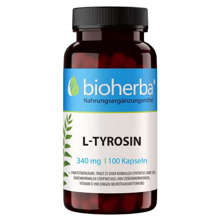 Kép L-tirozin 340 mg – 100 kapszula – Bioherba