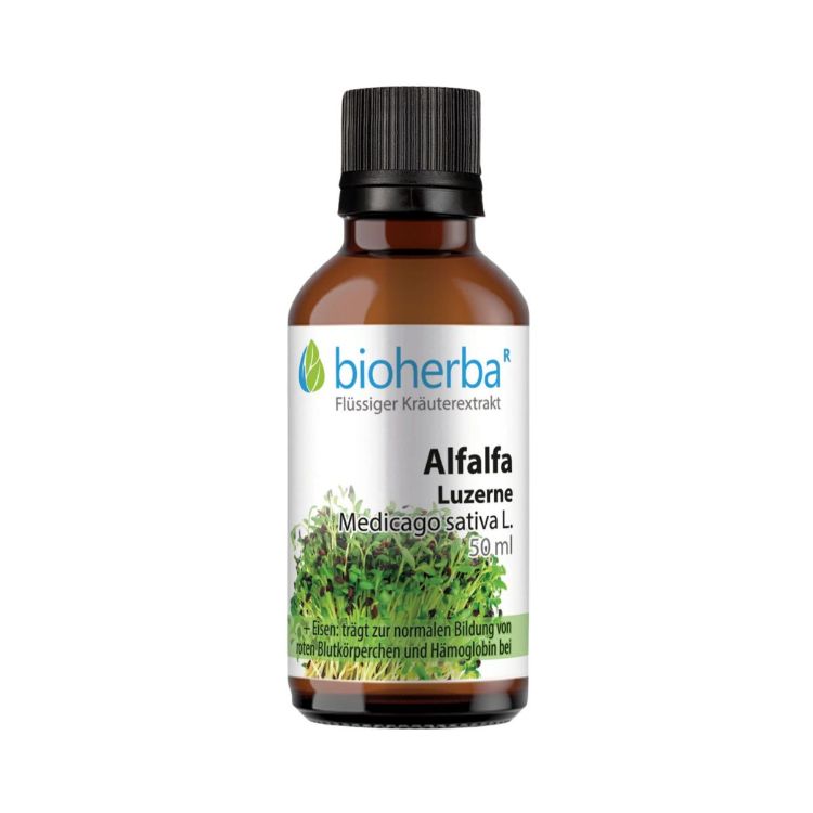 Kép Bioherba lucerna tinktúra cseppek – 50 ml