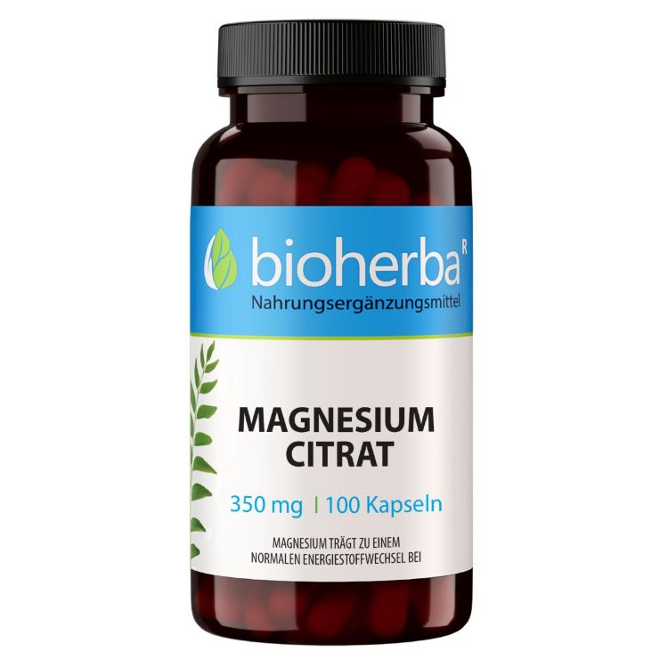 Kép Magnézium-citrát 350 mg – 100 kapszula – Bioherba