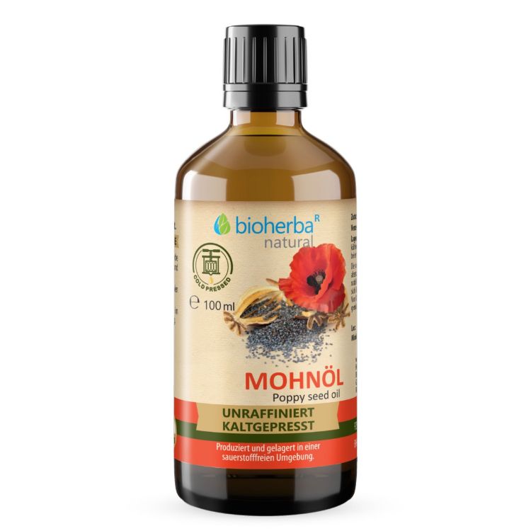 Kép Bioherba hidegen sajtolt mákolaj – 100 ml