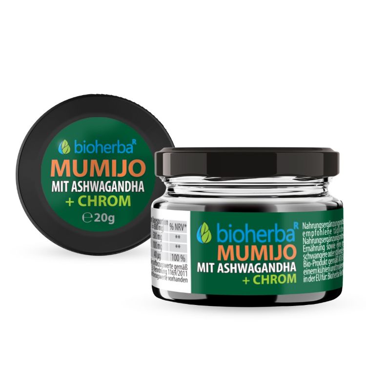 Kép Bioherba Mumio Shilajit kivonat ashwagandhával – 20 g