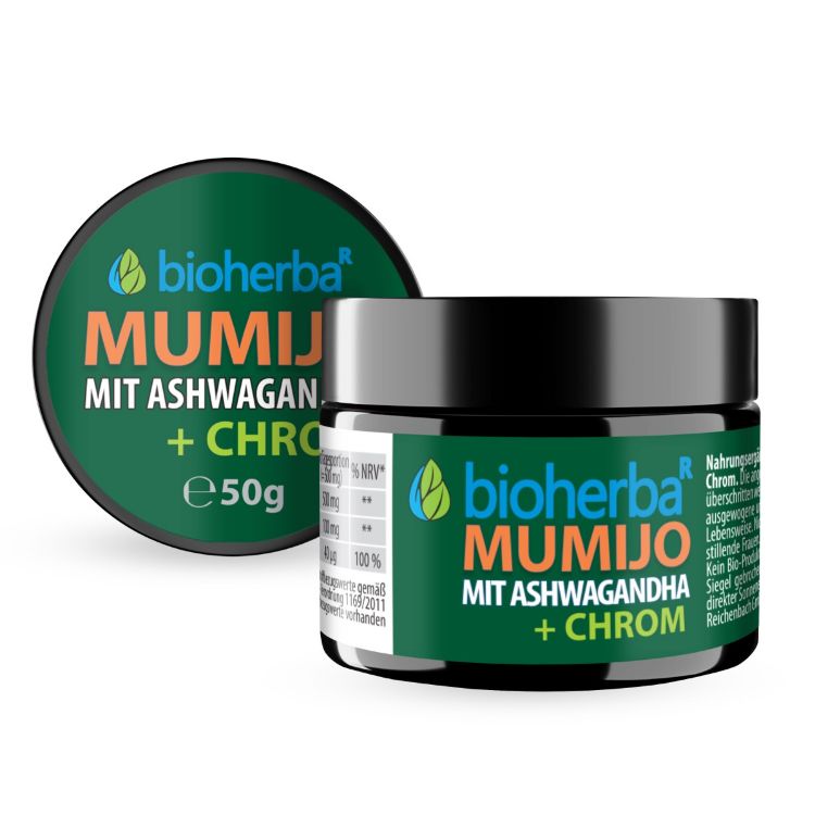 Kép Bioherba Mumio Shilajit kivonat ashwagandhával – 50 g