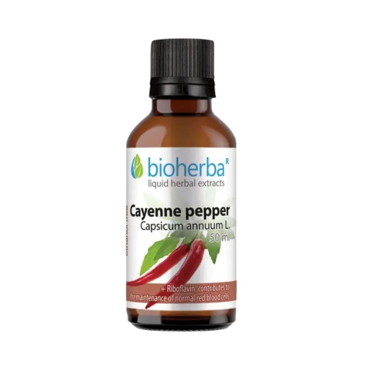 Kép Bioherba paprika tinktúra cseppek – 50 ml