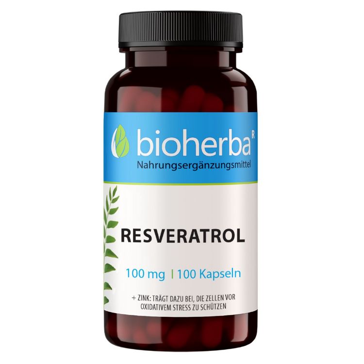 Kép Resveratrol 100 mg - 100 kapszula - Bioherba