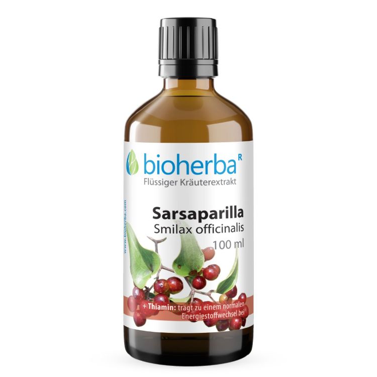 Kép Sarsaparilla tinktúra cseppek - 100 ml - Bioherba