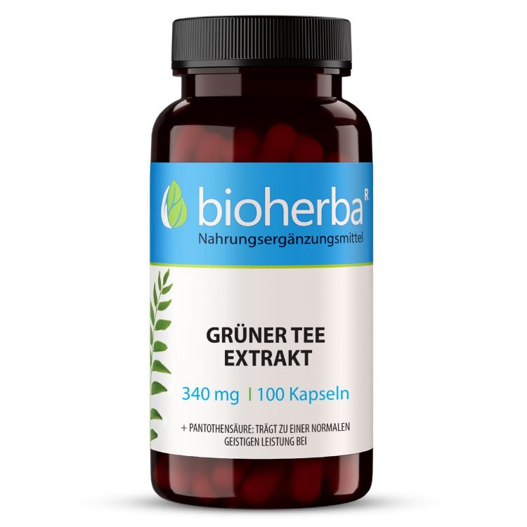 Kép Bioherba zöldtea-kivonat 340 mg – 100 kapszula