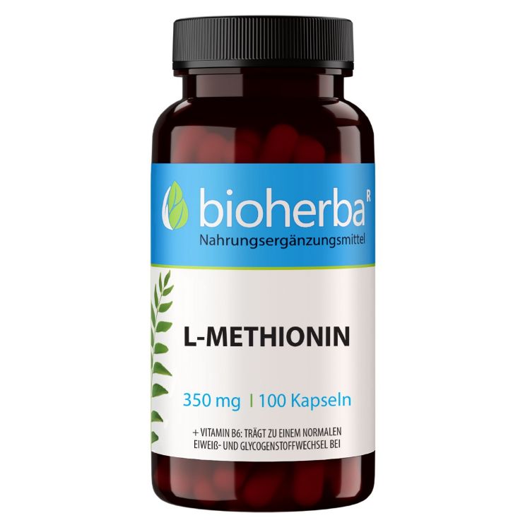 Kép L-metionin 350 mg – 100 kapszula – Bioherba