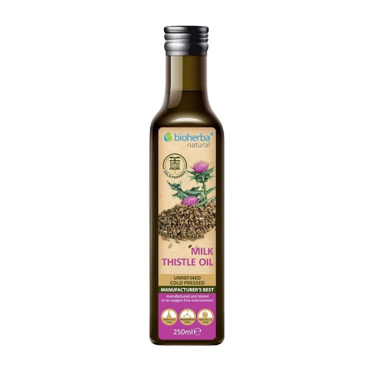 Kép Hidegen sajtolt máriatövisolaj – 250 ml – Bioherba