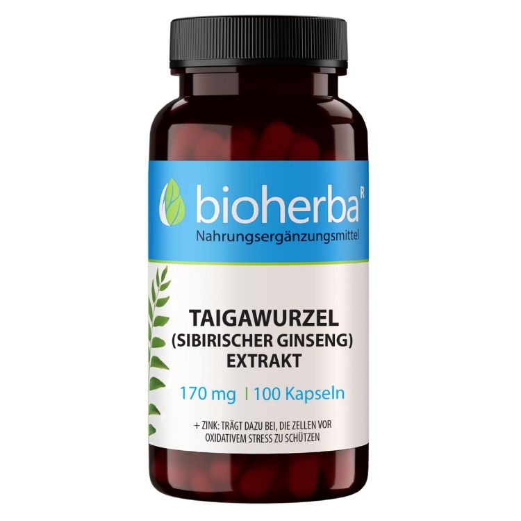 Kép Szibériai ginzeng kivonat 170 mg – 100 kapszula – Bioherba