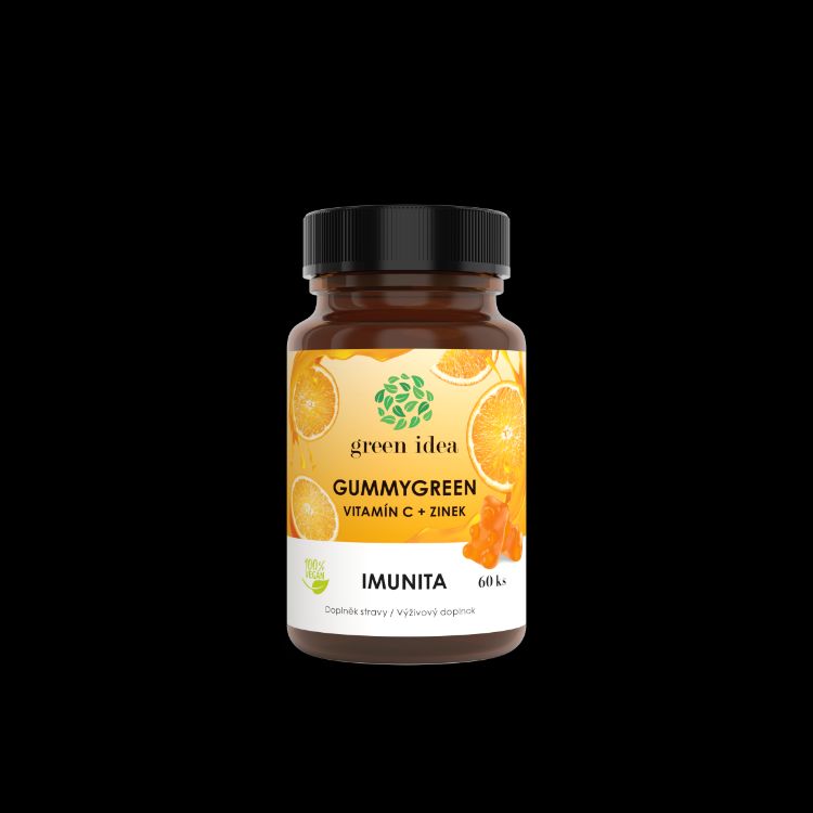 Kép Gummygreen - C-vitamin + cink, 60 db - Green idea