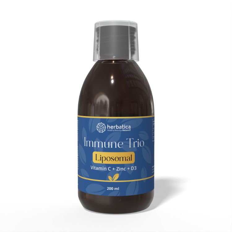 Kép Liposzómás Immunitás Trió (C-vitamin + cink + D3) - 200 ml - Herbatica