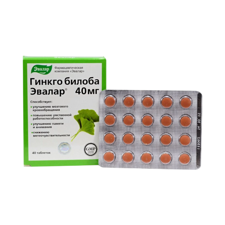 Kép Ginkgo Biloba - Evalar - 40 mg