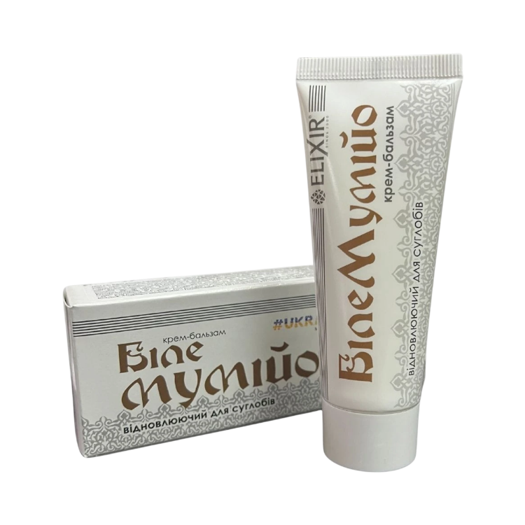 Kép Fehér Mumio krém-balzsam az ízületek regeneráló ápolásához – Elixir – 75 ml