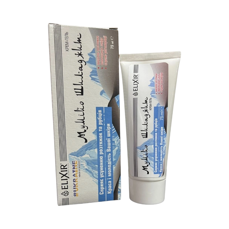 Kép Elixir Mumio Shilajit krémgél hegekre és striákra – 75 ml