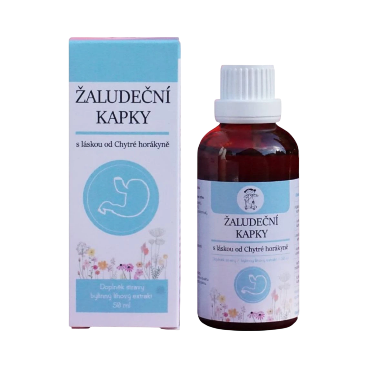 Kép Bylinářství U Chytré horákyně Gyomorcseppek - Bylinkářství U Chytré horákyně - 50 ml