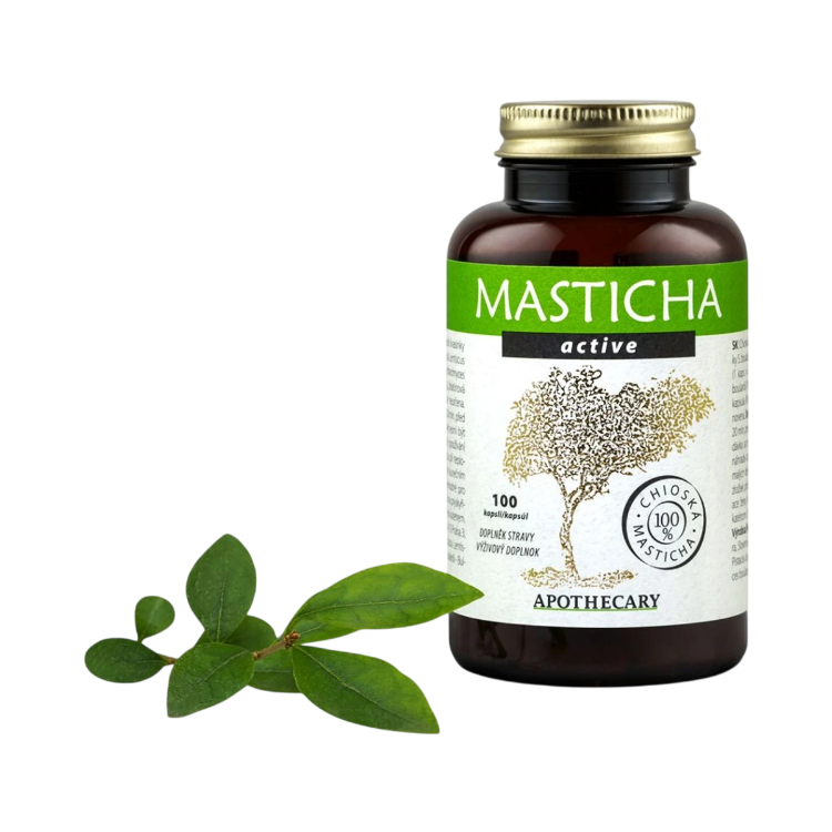 Kép Masticha Terapia Masticha Active kapszula emésztés támogatására – 100 kapszula Csomagolás: 100 tabletta