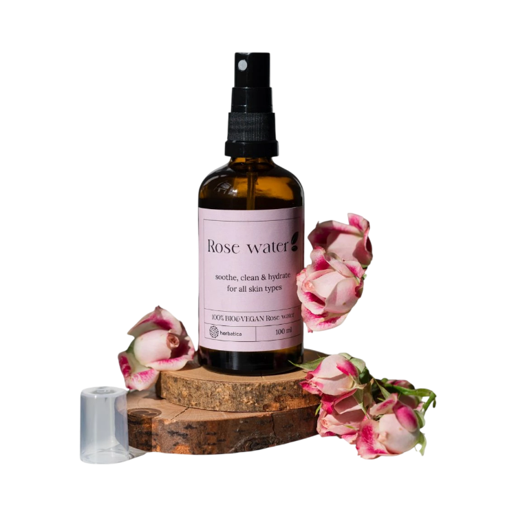 Kép 100% természetes rózsavíz - Herbatica - 100 ml Kötet: 50 ml