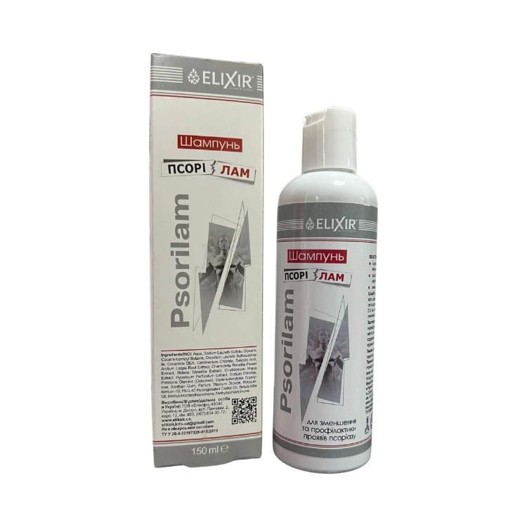 Kép Psorilam - Elixir sampon pikkelysömörre hajlamos fejbőrre - 150 ml