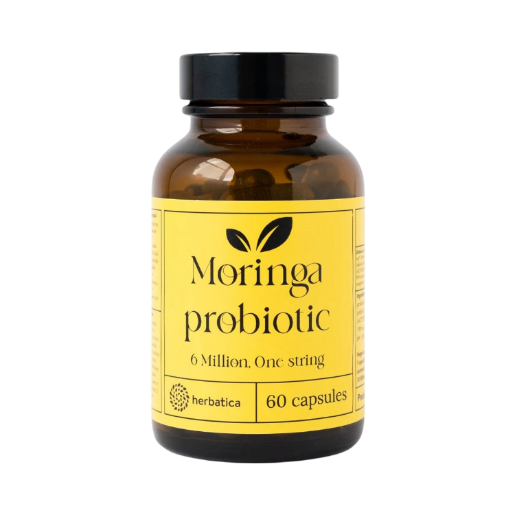 Kép Moringás probiotikum – 6 millió, egy törzs – 60 kapszula – Herbatica