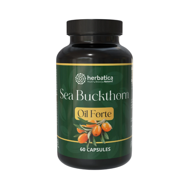 Kép Herbatica Homoktövisolaj Forte kapszulában, 500 mg – 60 kapszula