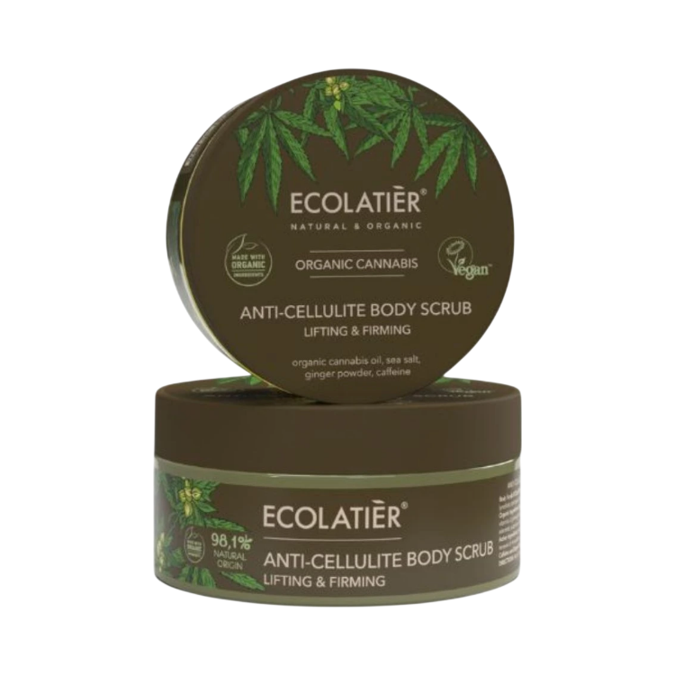 Kép Ecolatier Lifting & Firming Organic Cannabis anticellulit testpeeling – 300 g