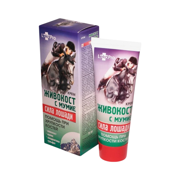 Kép Lóerő feketenadálytő krém mumióval - 75 ml - LekoPro