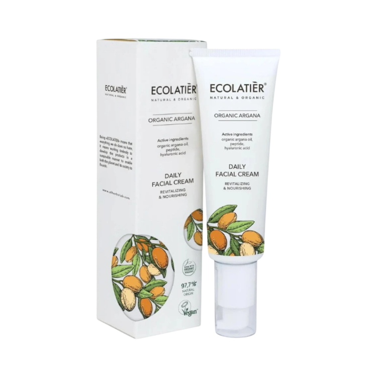 Kép Ecolatier Organic Argana revitalizáló és tápláló nappali arckrém - 50 ml