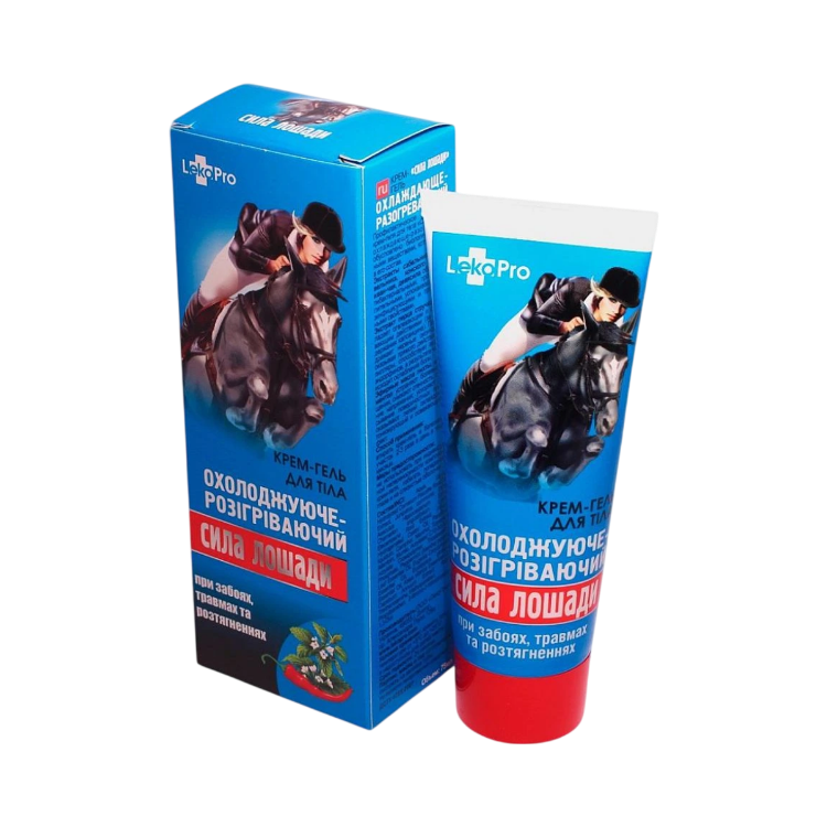 Kép Lóerő melegítő-hűsítő krém-gél izmokra és ízületekre - 75 ml - LekoPro