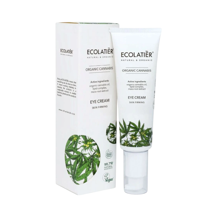 Kép Ecolatier Organic Cannabis feszesítő szemkörnyékápoló krém – 30 ml