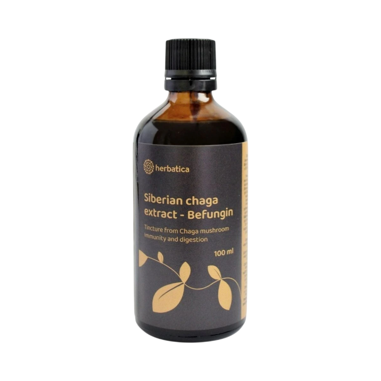 Kép Herbatica Befungin – tinktúra szibériai chaga kivonattal – 100 ml