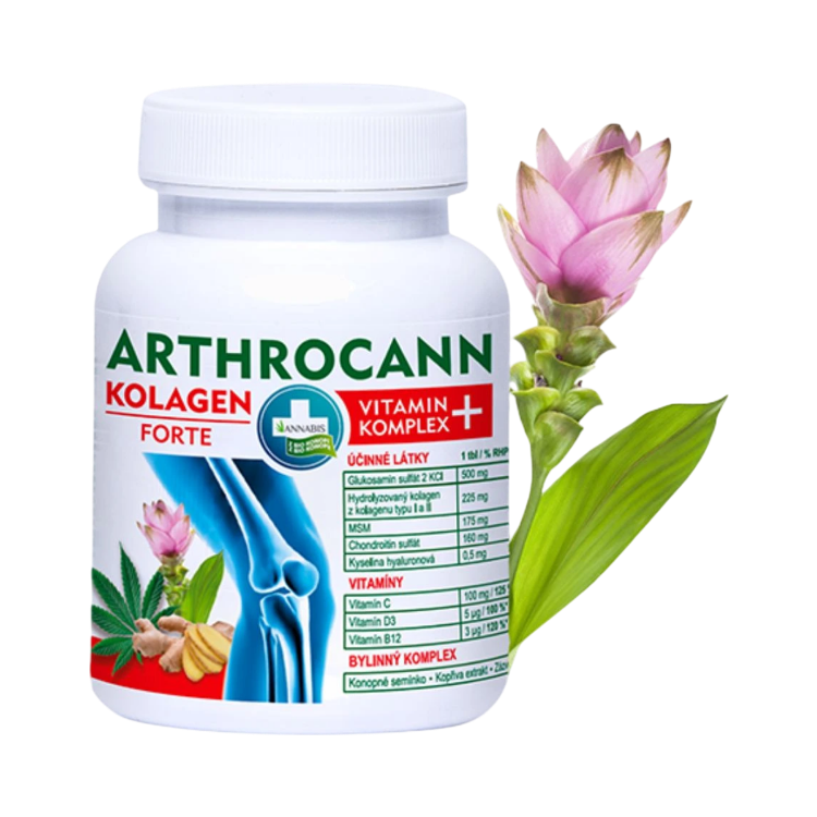 Kép ARTHROCANN KOLLAGÉN FORTE vitamin komplex + ízületi tápanyag - 60 tabletta - Annabis