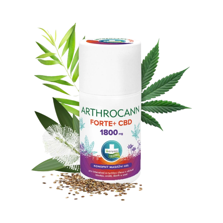 Kép ARTHROCANN kenderes masszázsgél FORTE+ 1800 mg CBD-vel - 90 ml - Annabis