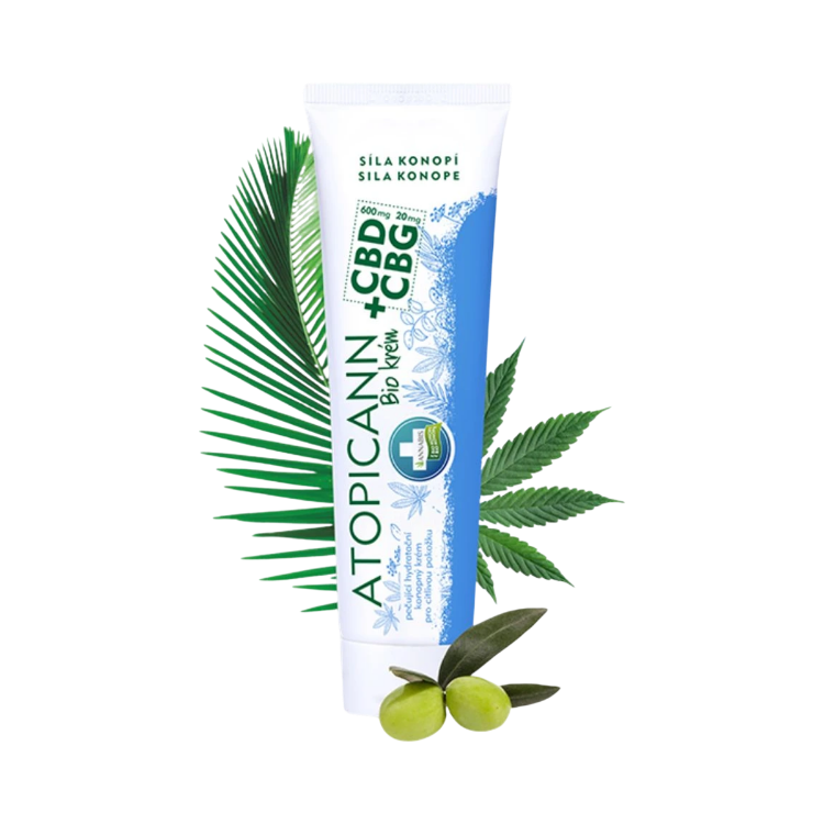 Kép ATOPICANN CBD + CBG BIO kenderkrém atópiára hajlamos és pikkelysömörös bőrre - 100 ml - Annabis