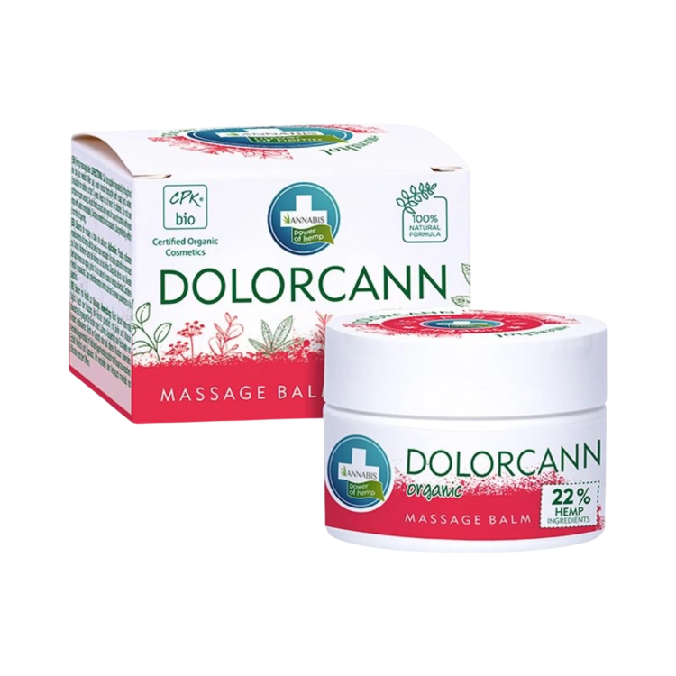 Kép DOLORCANN BIO mentolos kenderes masszázskenőcs - 50 ml - Annabis