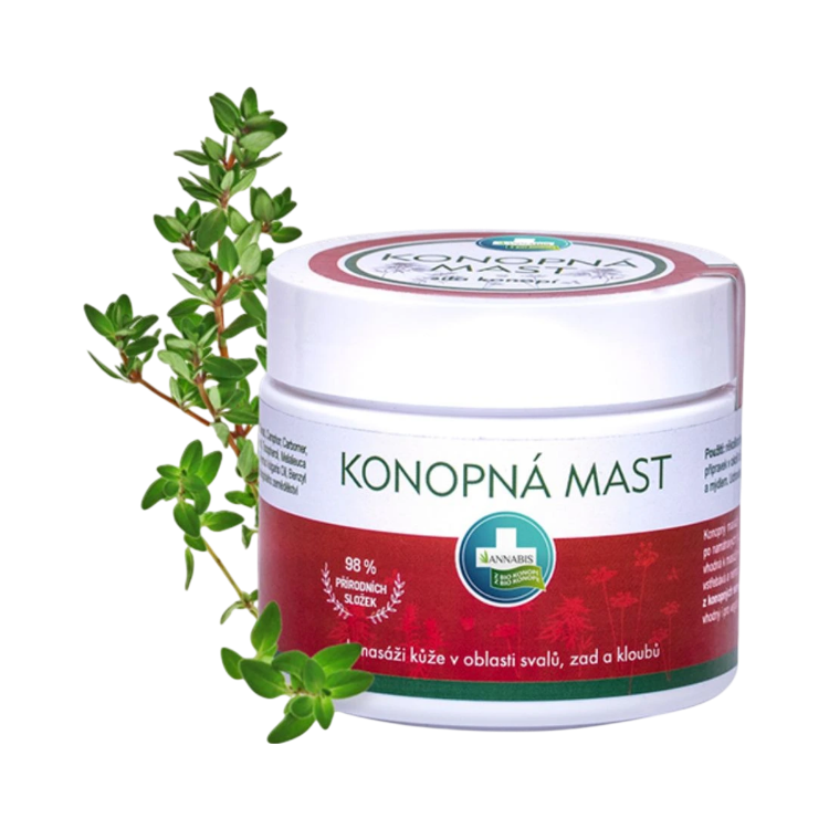 Kép Annabis kenderes masszázskenőcs hátra, izmokra és ízületekre – 330 ml