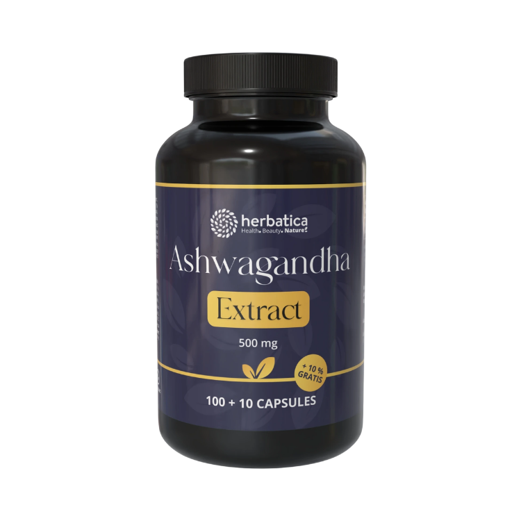 Kép Ashwagandha vegán kapszula – 7% withanolid-kivonat – 110 kapszula – Herbatica