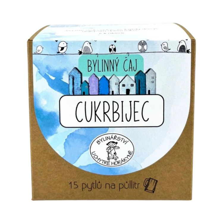 Kép „Cukorűző” filteres gyógytea - 45 g (15x3 g) - Bylinářství U Chytré horákyně