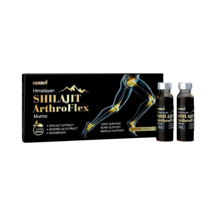 Kép Himalája MUMIO (Shilajit) ArthroFLEX étrend-kiegészítő - 10 db x 10 ml - Herbin
