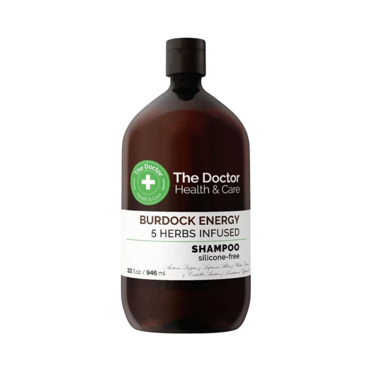 Kép The Doctor Health and Care Burdock Energy hajhullás elleni sampon - 946 ml - The Doctor Health & Care