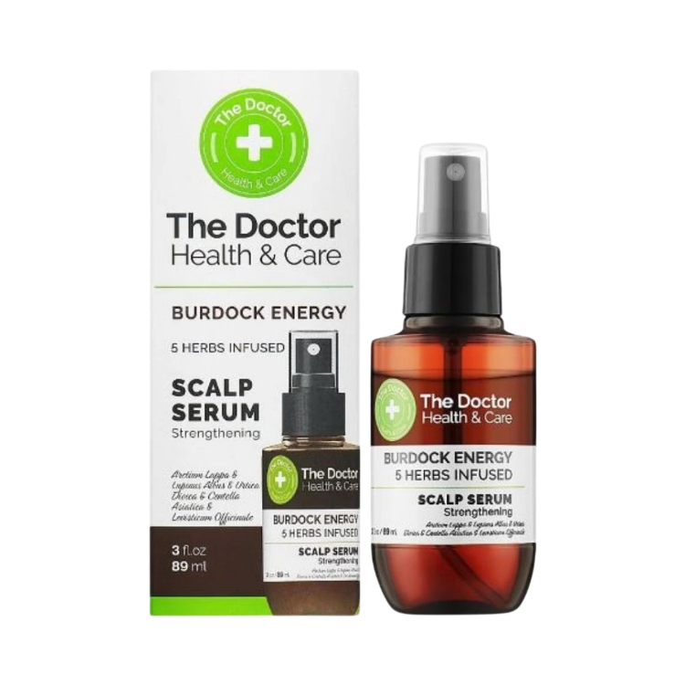 Kép The Doctor Health and Care The Doctor Health & Care Burdock Energy 5 gyógynövényes hajszérum – 89 ml