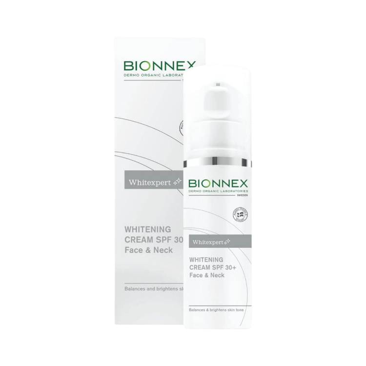 Kép Bionnex Whitexpert SPF30+ halványító krém arcra és nyakra, 30 ml