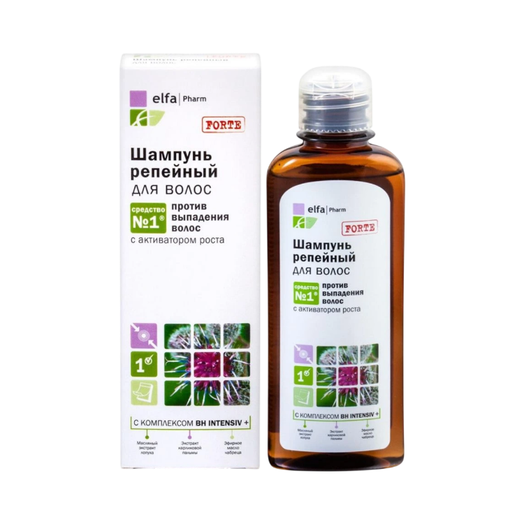Kép Bojtorján sampon hajhullás ellen – 200 ml – Elfa Pharm