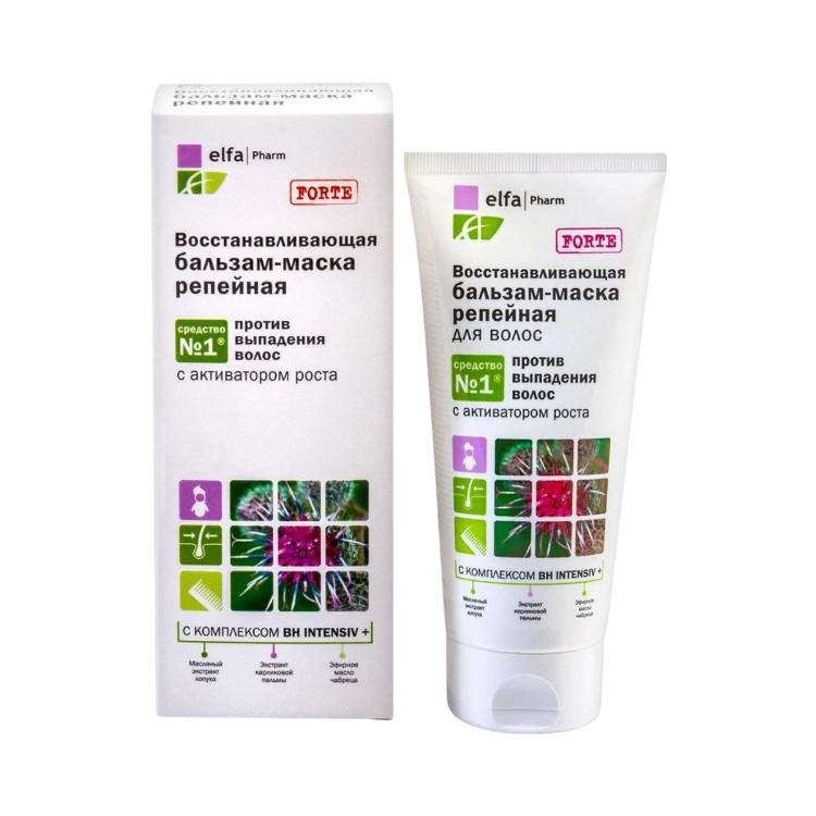 Kép Elfa Pharm regeneráló bojtorjános hajmaszk – 200 ml