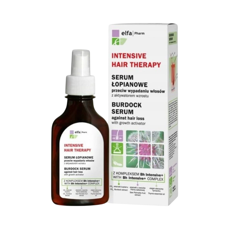 Kép Elfa Pharm Intensive Hair Therapy Burdock hajhullás elleni szérum - 100 ml