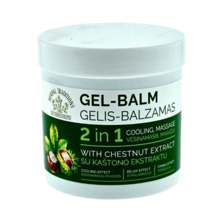 Kép Herbal Traditions krémes gél-balzsam vadgesztenyével lábra – 250 ml