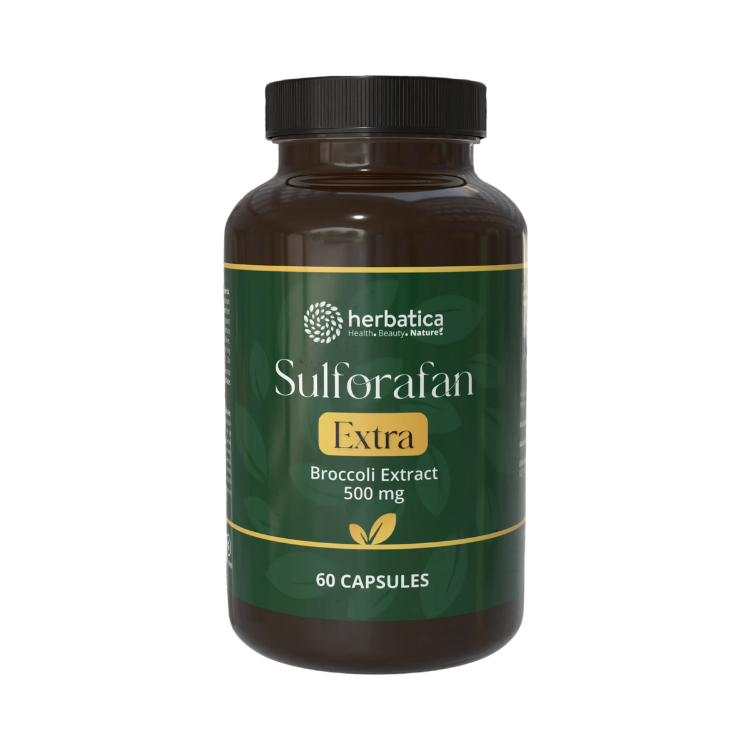 Kép Sulforafán EXTRA brokkolikivonat 500 mg, 60 kapszula - Herbatica