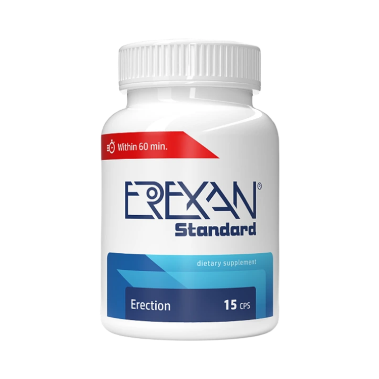 Kép EREXAN Standard férfi intim szükségletekre minden életkorban – 15 kapszula